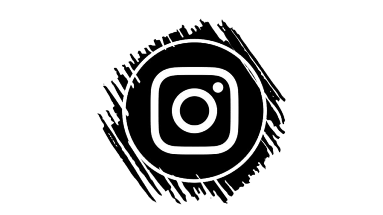 Black-Instagram-Logo-Paint