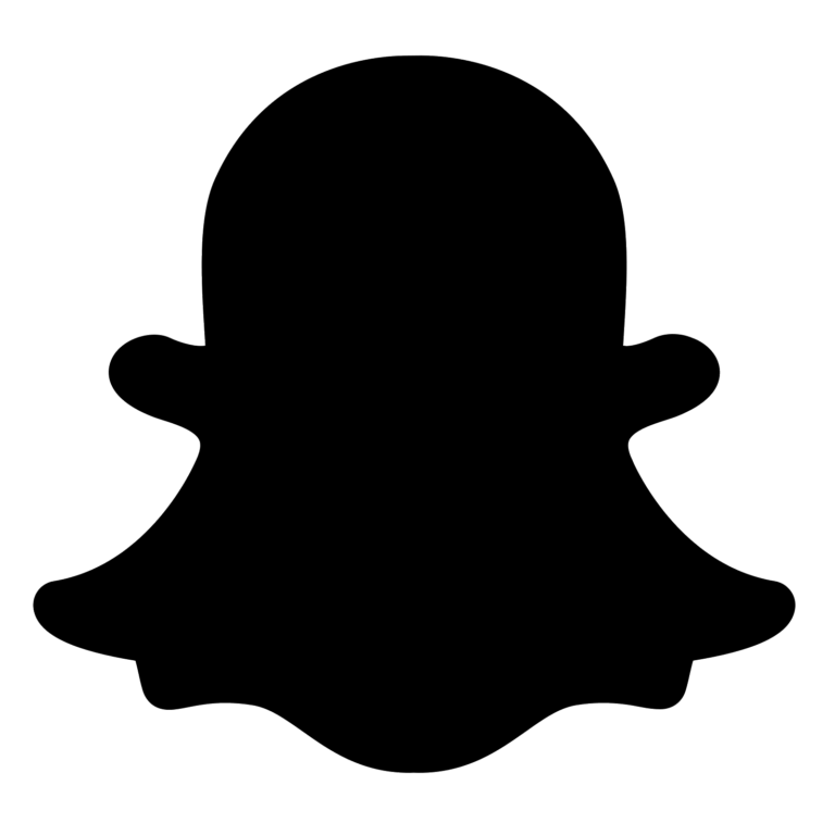 Black-Snapchat-Logo