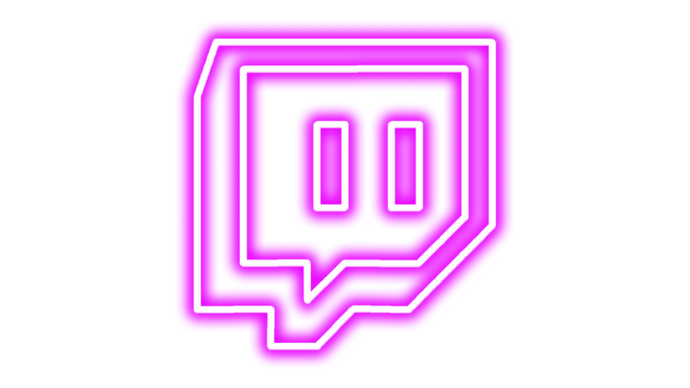 Download Neon Twitch Logo PNG Format