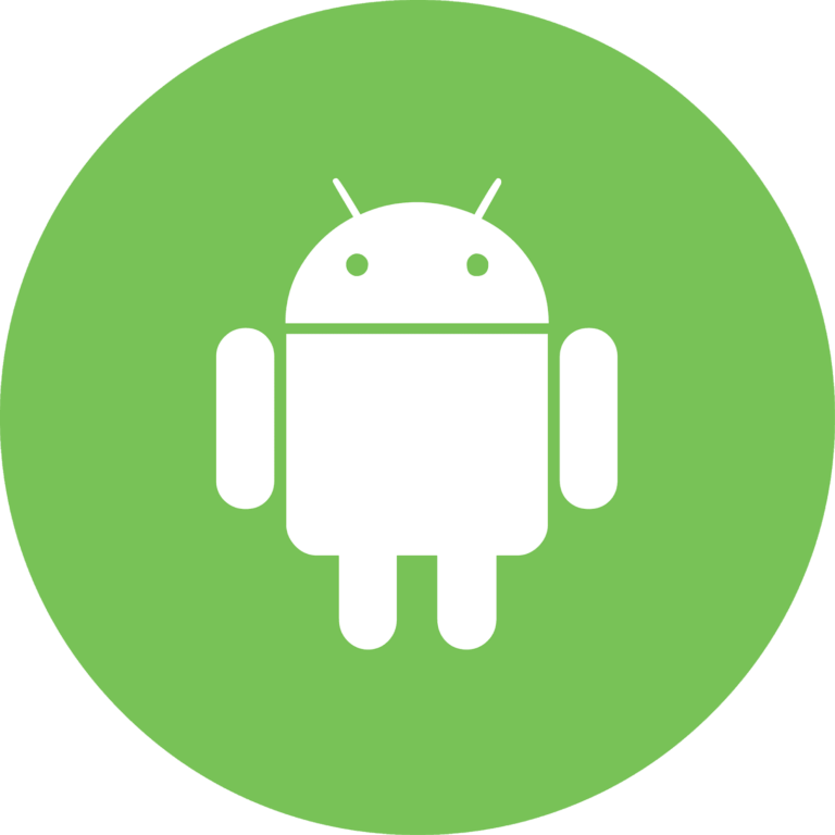 White-Android-Logo-Circle